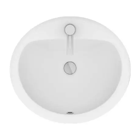 Rio Oval Inset Basin 1TH - 520 x 460mm 3 Rio Oval Inset Basin 1TH - 520 x 460mm - Image 3