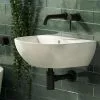 Harmonia 440 x 365mm 0TH Curved Wall Hung Basin