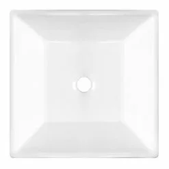 Arezzo Square Black Wall Mounted Basin Tap + 410 x 410mm Counter Top Basin 7 Arezzo Square Black Wall Mounted Basin Tap + 410 x 410mm Counter Top Basin -Cheap Basins Store VES983 CAS30BLK d3 460