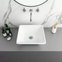 Lazio Square Counter Top Basin - 0TH - 410 x 410mm