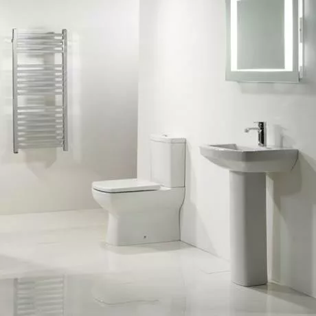 Tavistock Vibe 550mm Ceramic Basin + Pedestal 2 Tavistock Vibe 550mm Ceramic Basin + Pedestal - Image 2