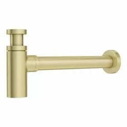 Venice 900mm Wall Hung Basin with Brushed Brass Towel Rail Frame inc. Tap + Bottle Trap 7 Venice 900mm Wall Hung Basin with Brushed Brass Towel Rail Frame inc. Tap + Bottle Trap -Cheap Basins Store VN9BBFRMT D3 460