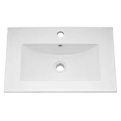 Venice Matt Black 600mm Framed Washstand and Basin inc. Tap + Waste 2 Venice Matt Black 600mm Framed Washstand and Basin inc. Tap + Waste - Image 2