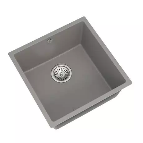 Venice 1.0 Bowl Matt Grey Undermount Composite Kitchen Sink 3 Venice 1.0 Bowl Matt Grey Undermount Composite Kitchen Sink - Image 3