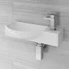 Valencia 500mm Mini Wall Hung Ceramic Basin