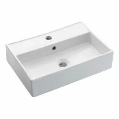 Crosswater - Turin 1 Tap Hole Countertop or Wall Mounted Basin - 500 x 350mm