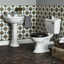 Bayswater Porchester Traditional 1TH Basin & Full Pedestal -Cheap Basins Store lifetsyle porchester 1 460